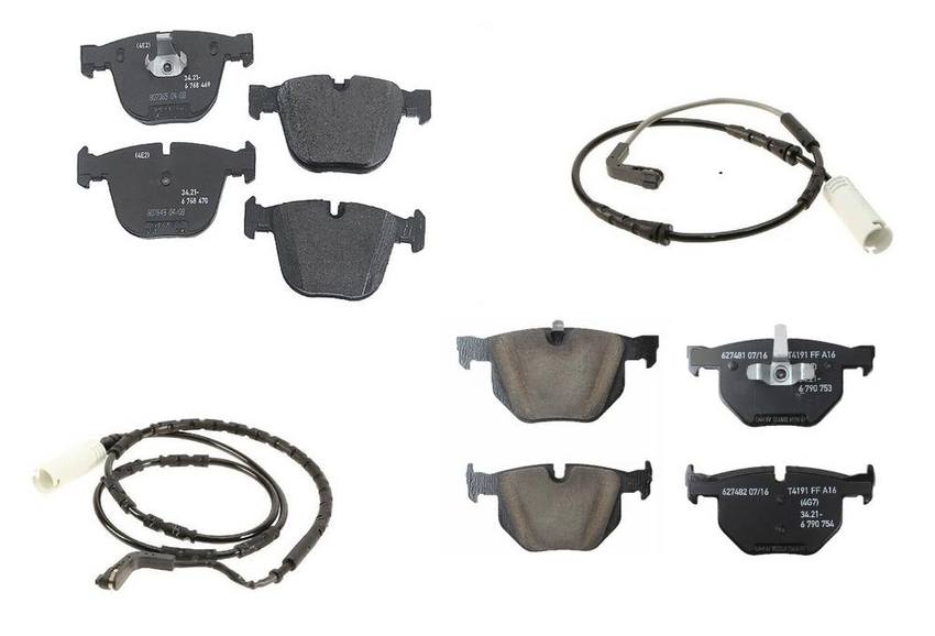 BMW Disc Brakes Kit - Pads Front and Rear